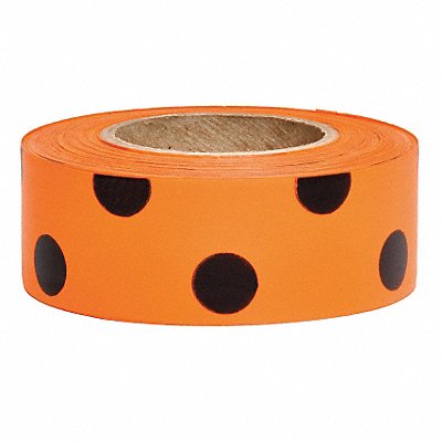 GRAINGER PDOGBK200 Flagging Tape Orange Glo/Black 150 ft