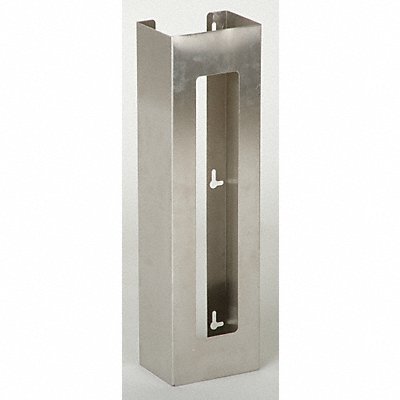 GRAINGER 6GKZ2 Glove Dispenser Stainless Steel 2 Boxes