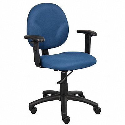 GRAINGER 6GNL8 Task Chair Ergonomic Blue