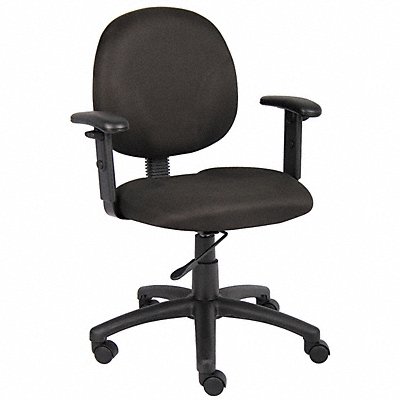 GRAINGER 6GNN0 Task Chair Ergonomic Black