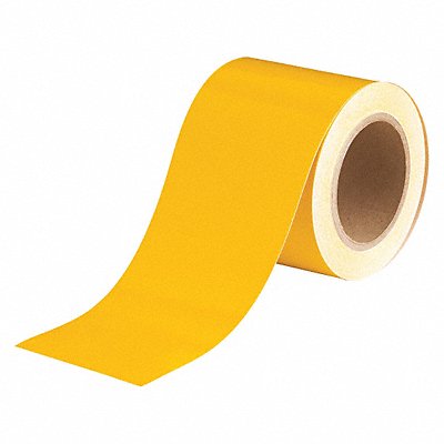 BRADY 36287 D3617 Pipe Marking Tape Yellow 4in W 90ft Roll L