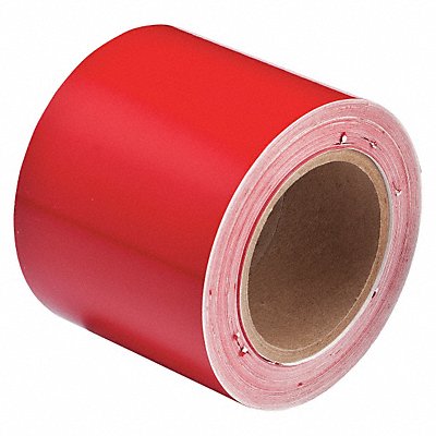 BRADY 36288 D3617 Pipe Marking Tape Red 4in W 90ft Roll L