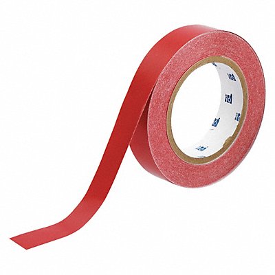 BRADY 36302 D3615 Pipe Marking Tape Red 1in W 90ft Roll L