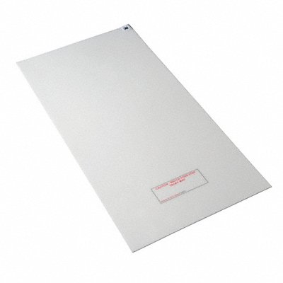 CONDOR 6GRA6 D3952 Tacky Mat White 24 x 45 In PK4