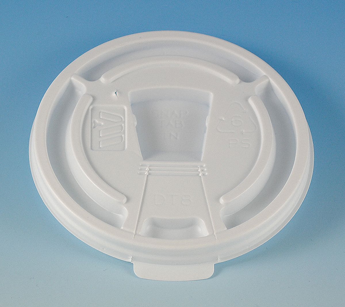 GRAINGER DT8 Hot Cup Lid Type Tear Back PK1000