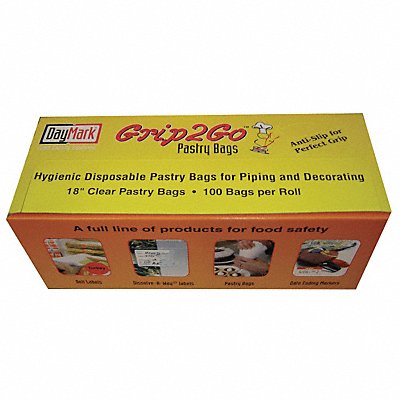 DAYMARK 112793 Disposable Pastry Bag 18in L 8in W PK100