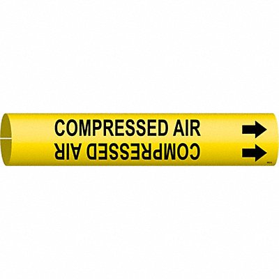 BRADY 4032A Pipe Marker Compressed Air 13/16in H 4/5in W