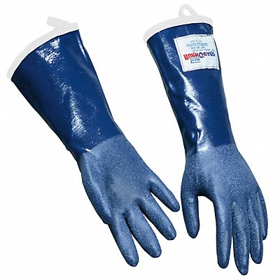 DAYMARK 92144 Steam Resistant Gloves Blue L Rubber PR