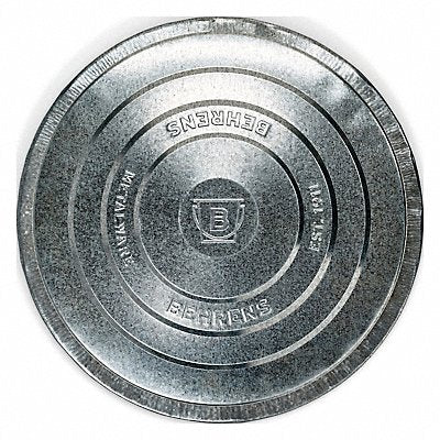 GRAINGER 820RW5 Garbage Can Top 14 in Dia Round Silver
