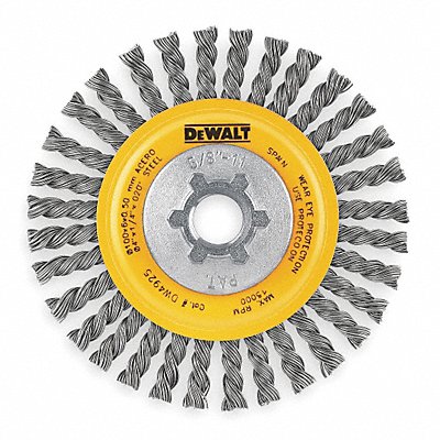 DEWALT DW4925 Wire Wheel Brush Threaded Arbor 0.02