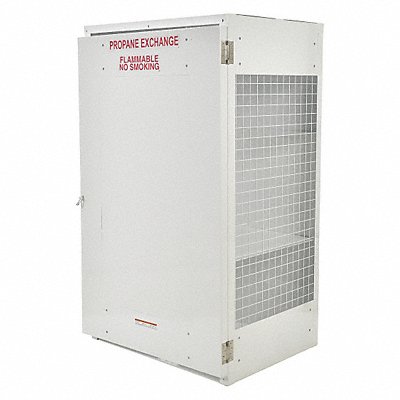 VESTIL CYLEX18S Gas Cylinder Cabinet 40 inW Capacity 18