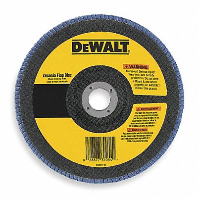 DEWALT DW8321 Arbor Mount Flap Disc 7in 40 Coarse