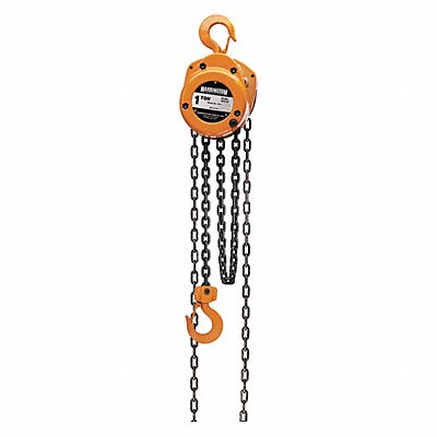 HARRINGTON CF01020 Manual Chain Hoist 2000 lb Lift 20 ft.