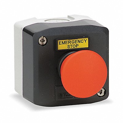 SCHNEIDER ELECTRIC XALD164H29H7 Control Station Feed-Thru Push Button Red