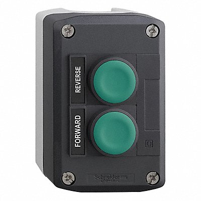SCHNEIDER ELECTRIC XALD251H29H7 Control Station Feed-Thru 2 Buttons Grn