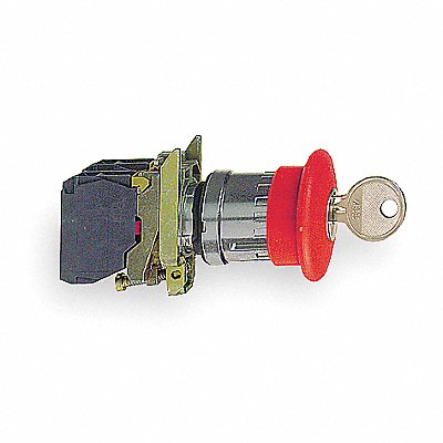 SCHNEIDER ELECTRIC XB4BS9445 Emergency Stop Push Button Non Illuminated Red 1NO/1NC