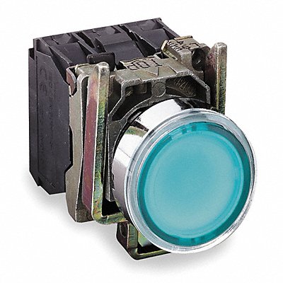 SCHNEIDER ELECTRIC XB4BW3365 Illuminated Push Button FullVolt Green 1NO/1NC