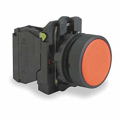 SCHNEIDER ELECTRIC XB5AA45 H7079 Flush Push Button Operator Non Illuminated Red 1NO/1NC