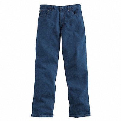 CARHARTT FRB100DNM3030 Pants Blue Cotton 30 x 30 In.