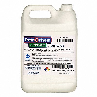 PETROCHEM FOODSAFEGEARFG320001 Gear Oil GEAR Jug 1 gal