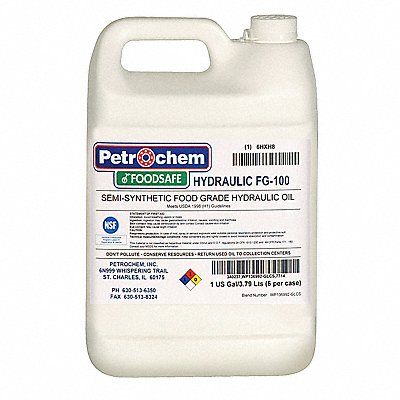 PETROCHEM FOODSAFEHYDRAULICFG100H1 Hydraulic Oil Food Grade 1 gal Jug