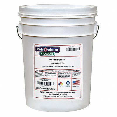 PETROCHEM HYSNFGH68005 Food Grade Syn Hydraulic Oil ISO 68