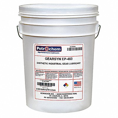 PETROCHEM GEARSYNEP460005 Gear Oil GEARSYN Pail 5 gal
