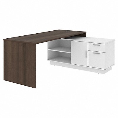 56MC55 BESTAR 115420000000 L-Shape Desk 71-7/64 Overall Depth