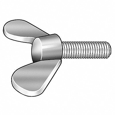 GRAINGER WS6X05010001P1 Thumb Screw M5-0.80 18-8SS 10mm L