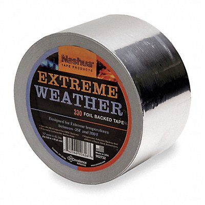 NASHUA 330X Foil Tape 2 13/16  x 50 1/4 yd Aluminum
