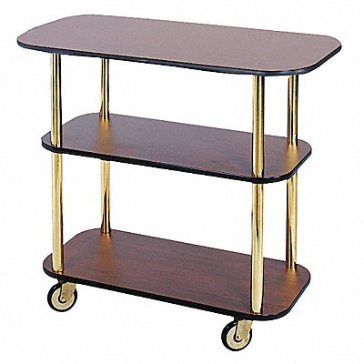 GENEVA 3610011 Service Cart 42 3/8 in L Wood