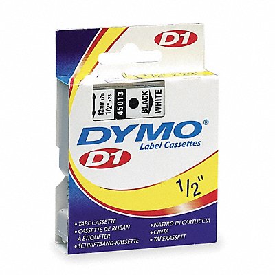 DYMO 45013 Label Tape Cartridge 23 ft L 1/2 W