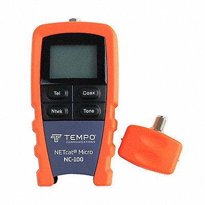 TEMPO COMMUNICATIONS NC100 NetCat 100 Cable Tester VDV Wiring