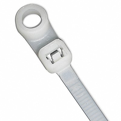 POWER FIRST 36J188 Cable Tie Mountable 6.7 in Ntrl PK100