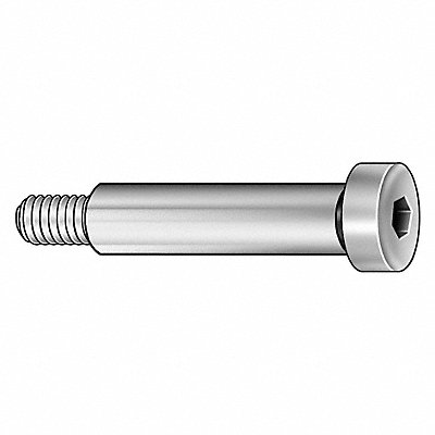 GRAINGER SBS006055005P1 Shoulder Screw Alloy Steel M6-1 13mmHdDia PK5