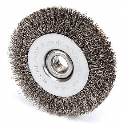WEILER 93022 Crimped Wire Wheel Brush Threaded Arbor