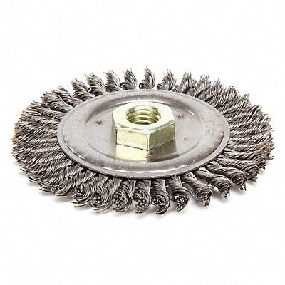 WEILER 94043 Wire Wheel Brush 4-1/2 in 3/16 in W