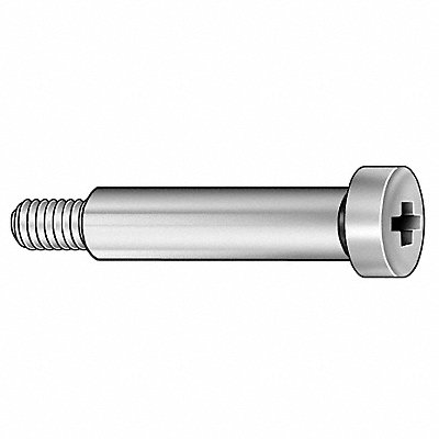 GRAINGER 4717 Shoulder Screw SS #8-32 5/16 Head Diameter PK10