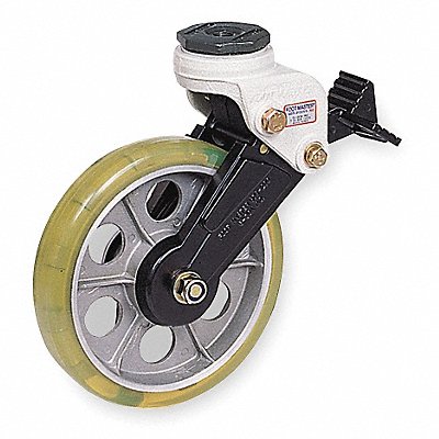 GRAINGER GDS200BSS Shock Absorbing Bolt-Hole Castor 8