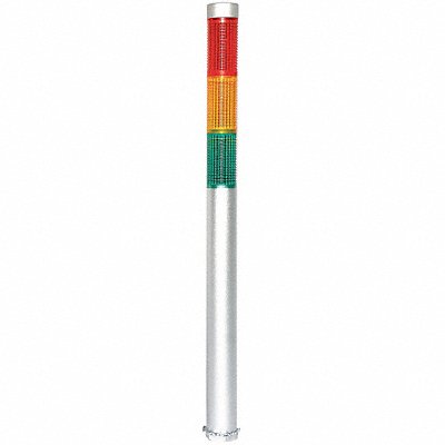 GRAINGER 6JZF8 Tower Light 13-1/2 In Steady Am Gr Rd
