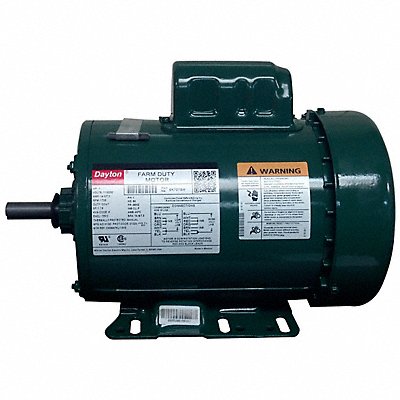 DAYTON 6K727 Farm Duty Mtr Cap Start TEFC 1HP 1725rpm