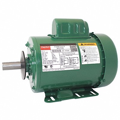 DAYTON 6K994 Farm Duty Mtr Cap Start TEFC 1HP 1725rpm