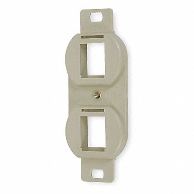 HUBBELL PREMISE WIRING BR106E Outlet Frame 2 Port High Impact Polymer