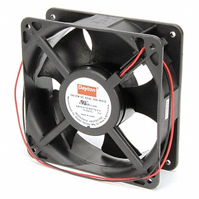 DAYTON 6KD70 Axial Fan Square 4-11/16 H 138 CFM