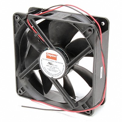 DAYTON 6KD74 Axial Fan Square 4-11/16 H 138 CFM