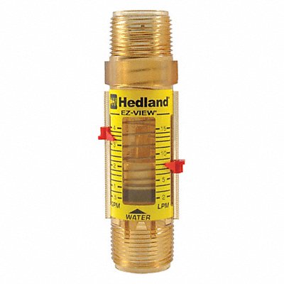 HEDLAND H621604R Flowmeter 1 MNPT 0.5-4 GPM