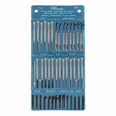 MOODY TOOL 580152 Precision Screwdriver Set NmPcs55