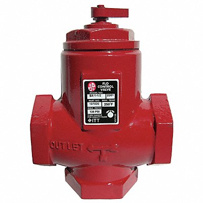 BELL  GOSSETT 107019 Flo-Control Valve 1-1/4 In FNPT Iron