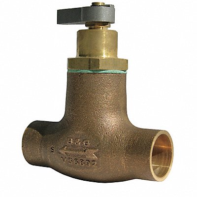 BELL  GOSSETT 107024 Flo-Control Valve 3/4 In Sweat Bronze