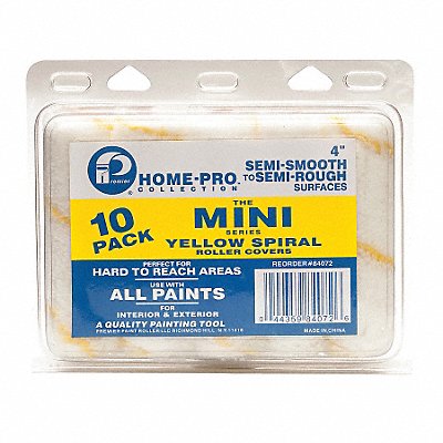 PREMIER 84072 MiniRoller Cover 4 L 1/2 Nap Perlon PK10